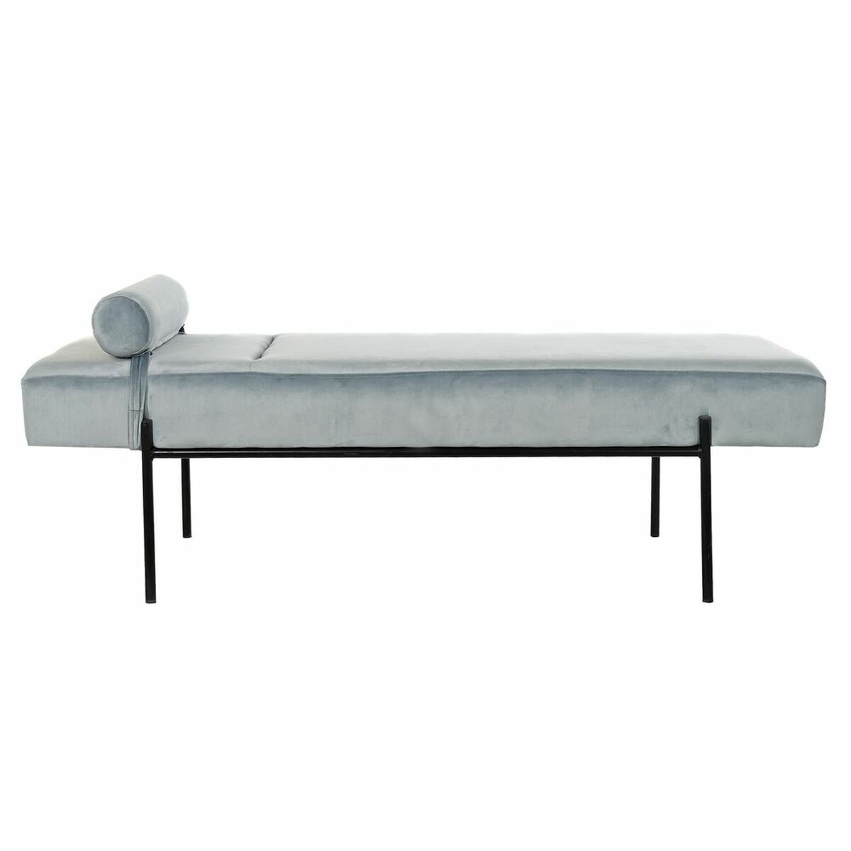 Schäslong DKD Home Decor Svart Himmelsblå Metall 140 x 59 x 42 cm - 4