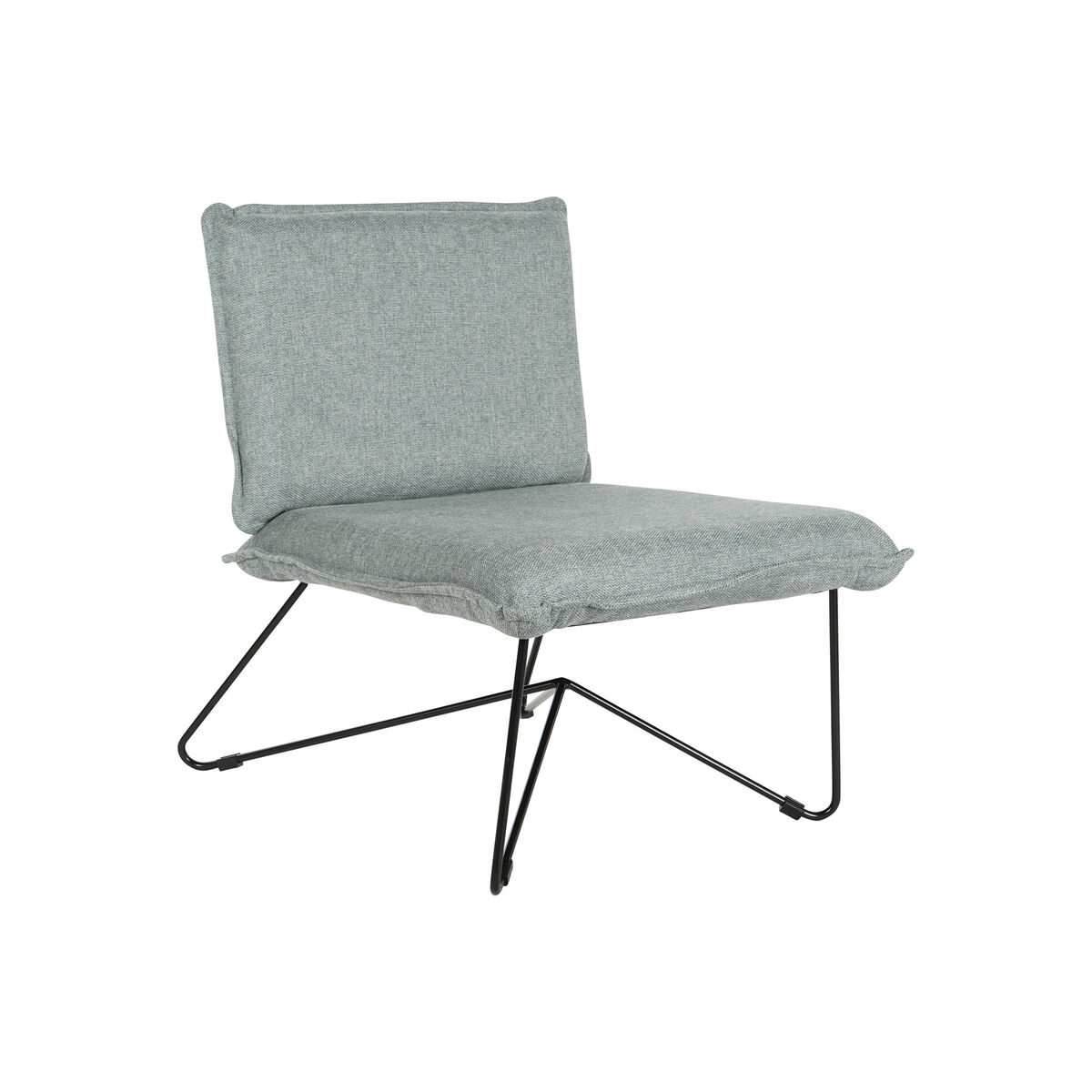 Fåtölj Home ESPRIT Svart Grön Metall 66 x 78 x 75 cm - 6