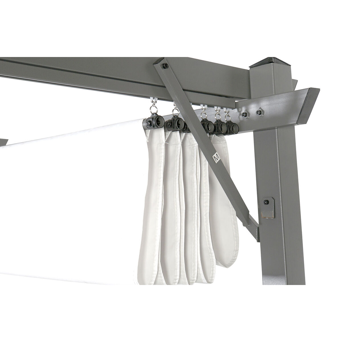 Pergola DKD Home Decor 290 x 290 x 230 cm Stål - 3