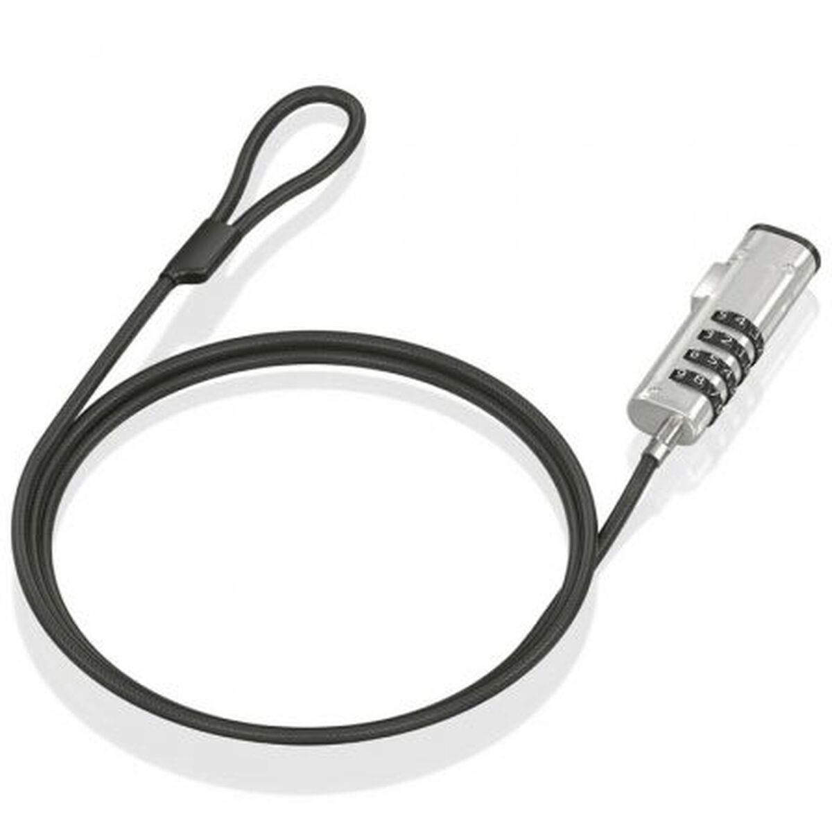 Säkerhetskabel Aisens ASLK-D50N05-BK Svart 1,5 m - 2
