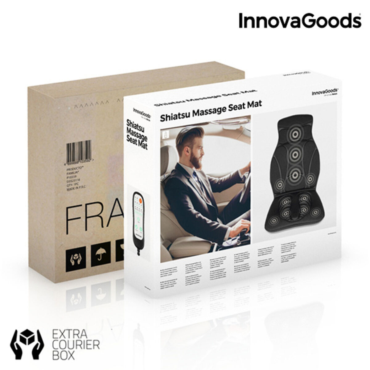 Massagefåtölj InnovaGoods IG811488 Svart (Renoverade A) - 5