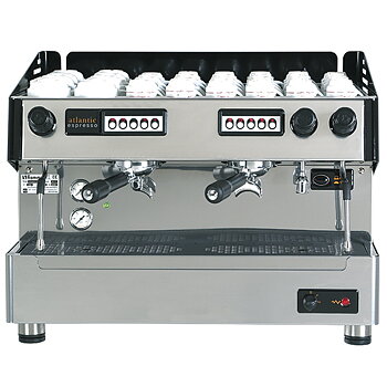 espressomaskin, automatisk, 2 grupper, 9 liter