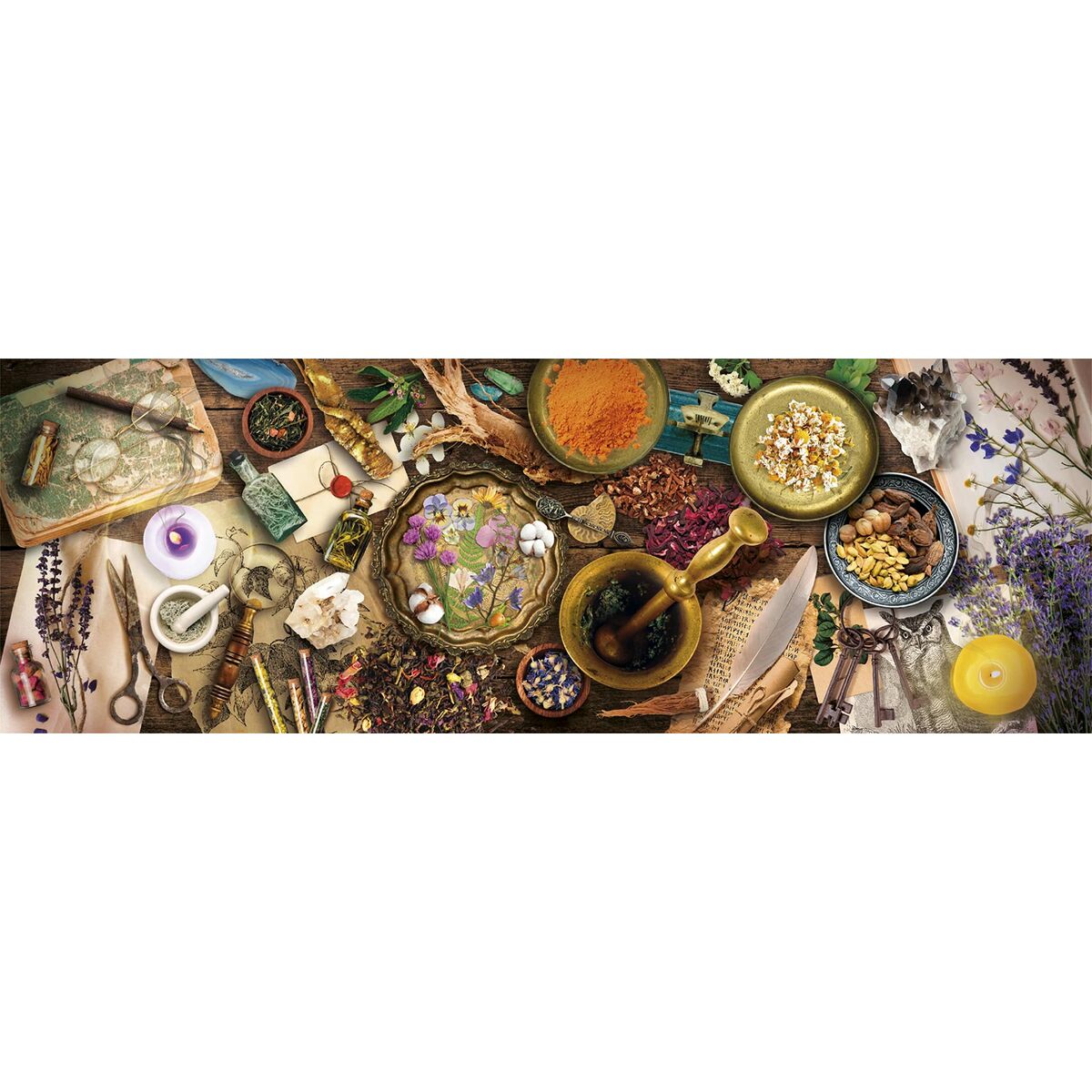 Pussel Clementoni Panorama: Herbalist Desk 1000 Delar - 5