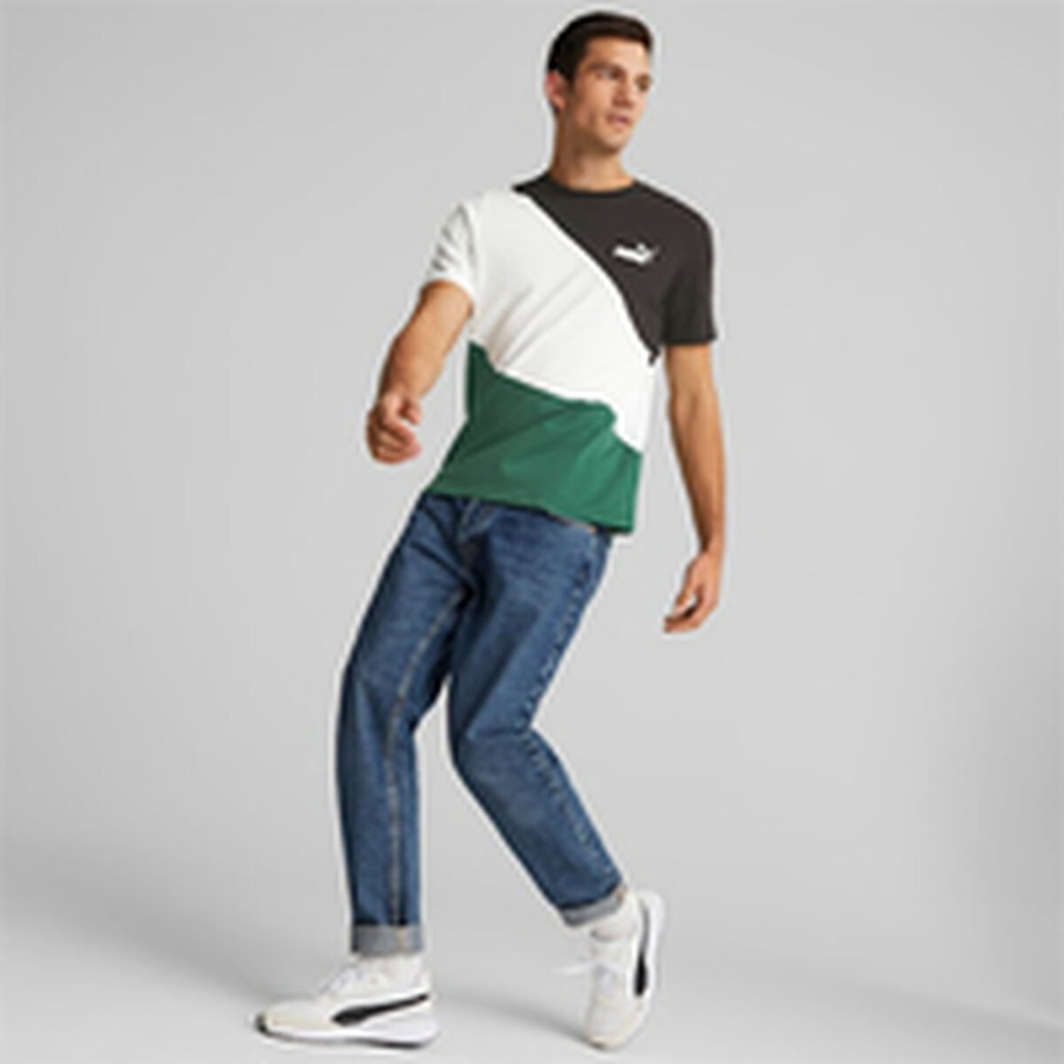 T-shirt Puma Power Cat Grön Män - 11