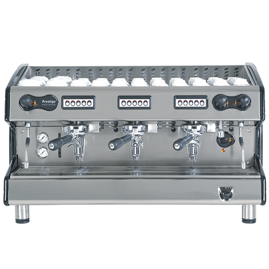 espressomaskin, automatisk, 3 grupper, 18 liter