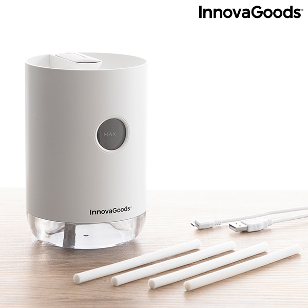 Uppladdningsbar ultraljudsluftfuktare Vaupure InnovaGoods - 8
