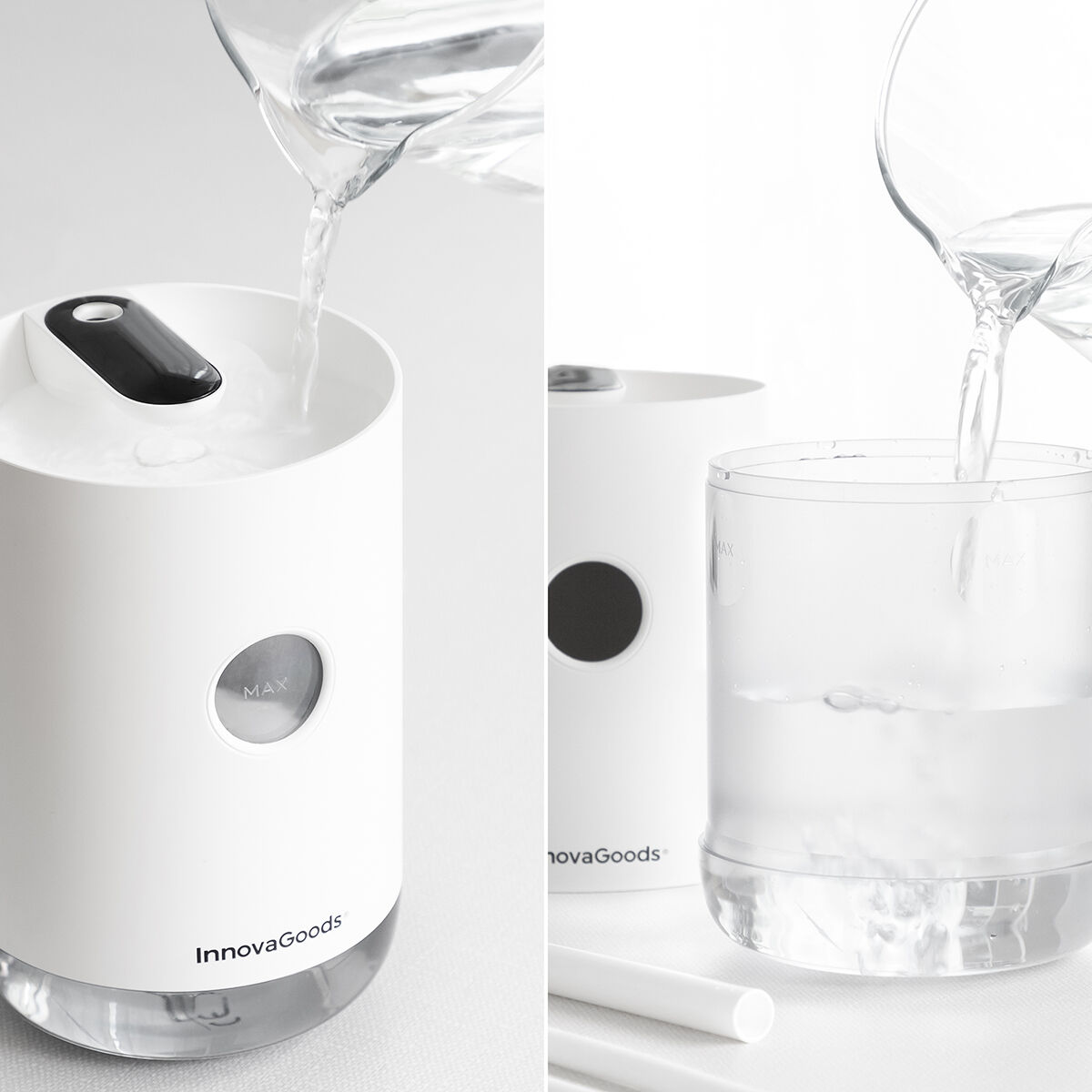 Uppladdningsbar ultraljudsluftfuktare Vaupure InnovaGoods - 20