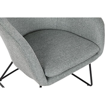 Fåtölj Home ESPRIT Svart Grön Metall 63 x 64 x 70 cm