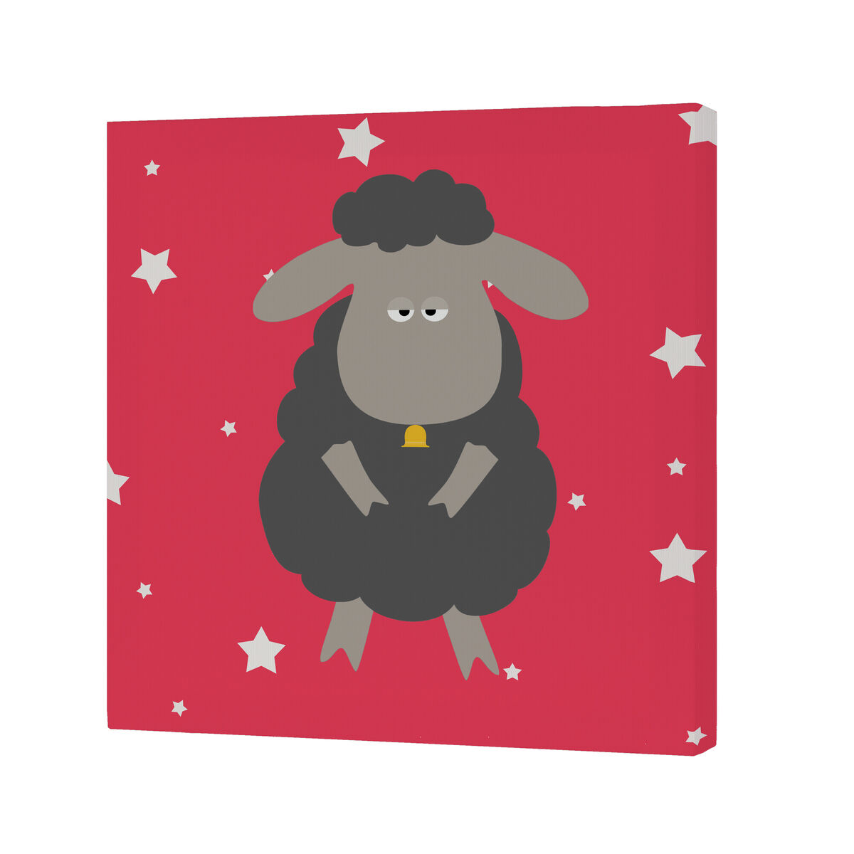 Kanvas HappyFriday Baleno Teen Little sheep Multicolour 27 x 27 cm