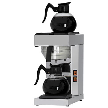 Kaffebryggare med 2 kannor 1,8 liter, manuell