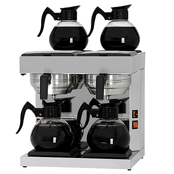 Kaffebryggare med 4 dekantrar 1,8 liter, manuell