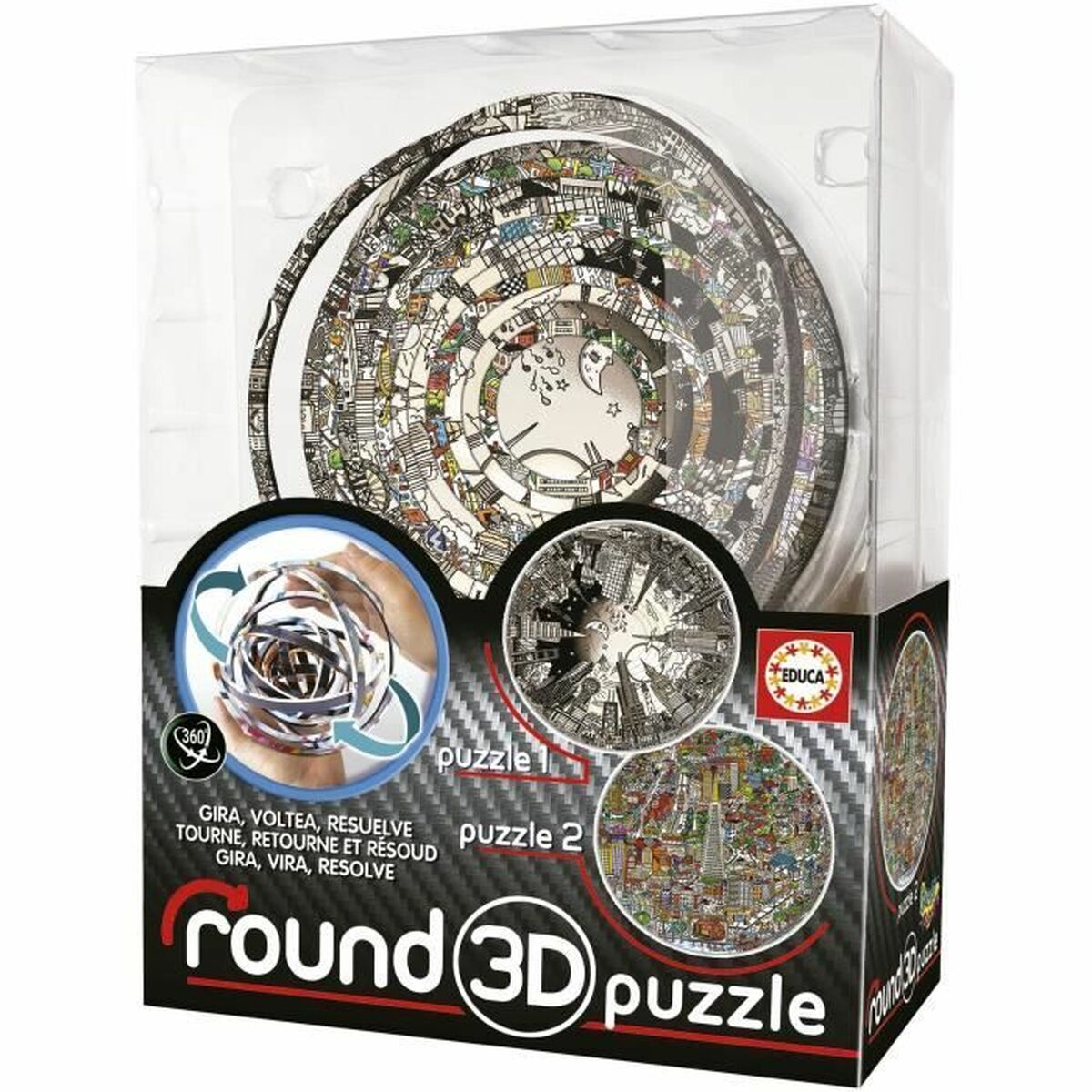 Pussel Educa Round 3D
