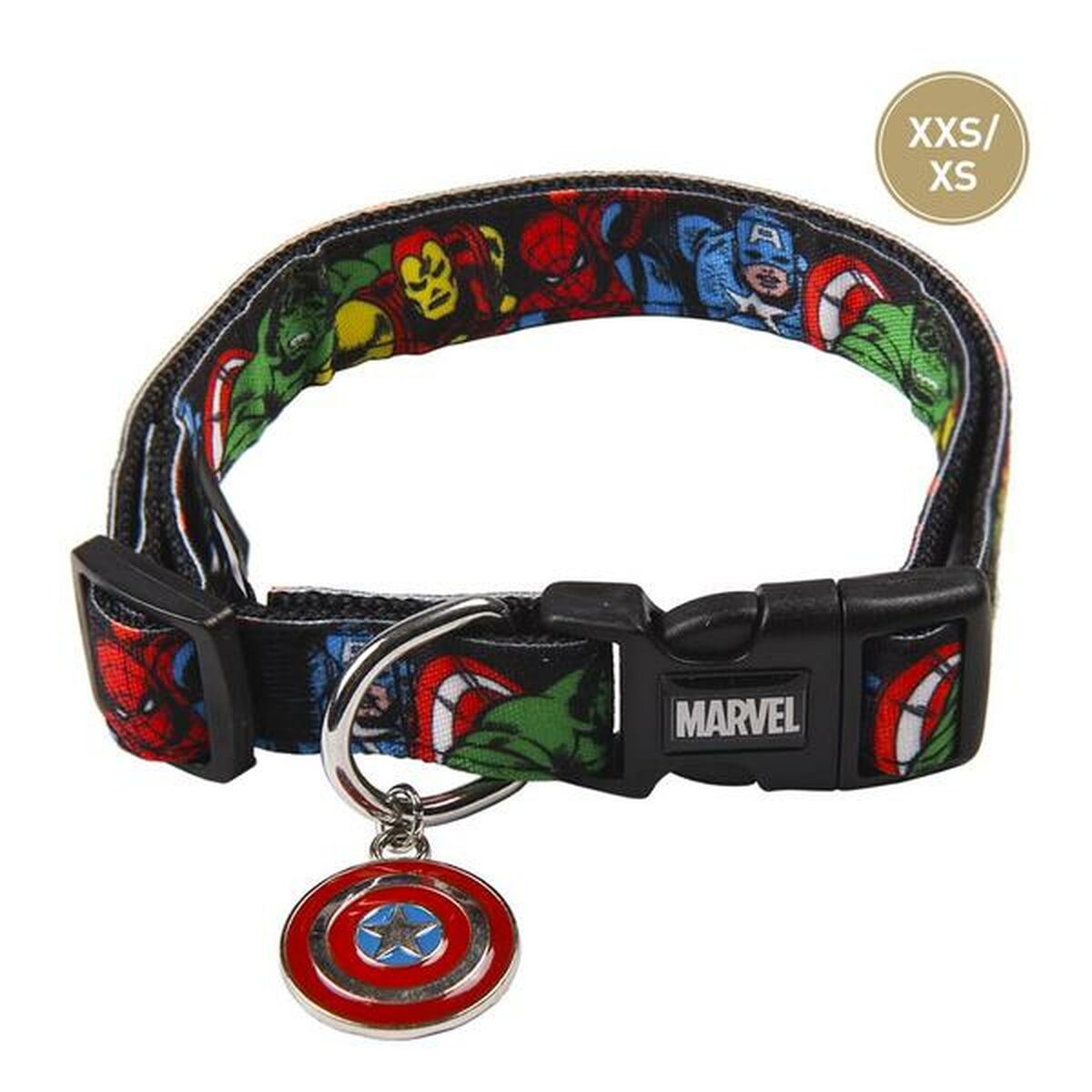 Hundhalsband Marvel XXS/XS Svart - 7