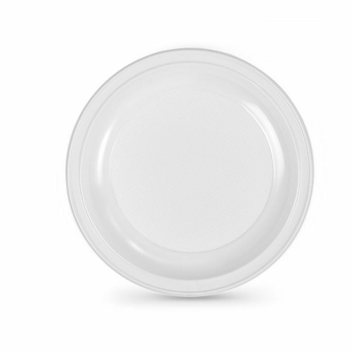 Set med återanvändbara tallrikar Algon Vit Plast 28 x 28 x 2 cm (24 antal) - 2