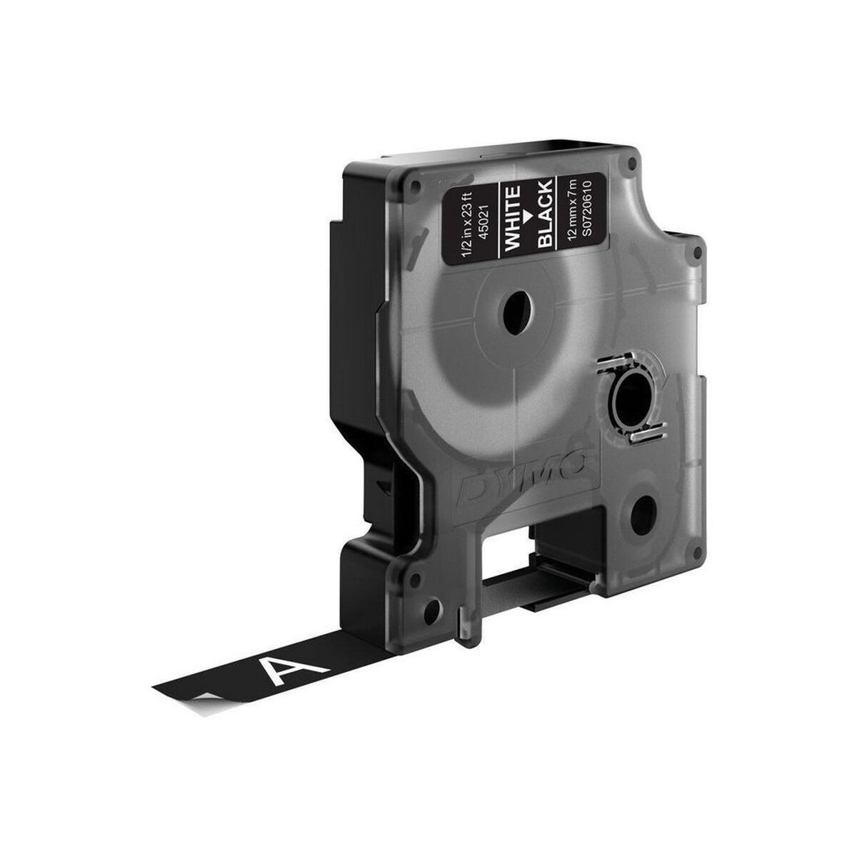 Laminerat Band Dymo S0720610 Svart Vit/Svart - 2