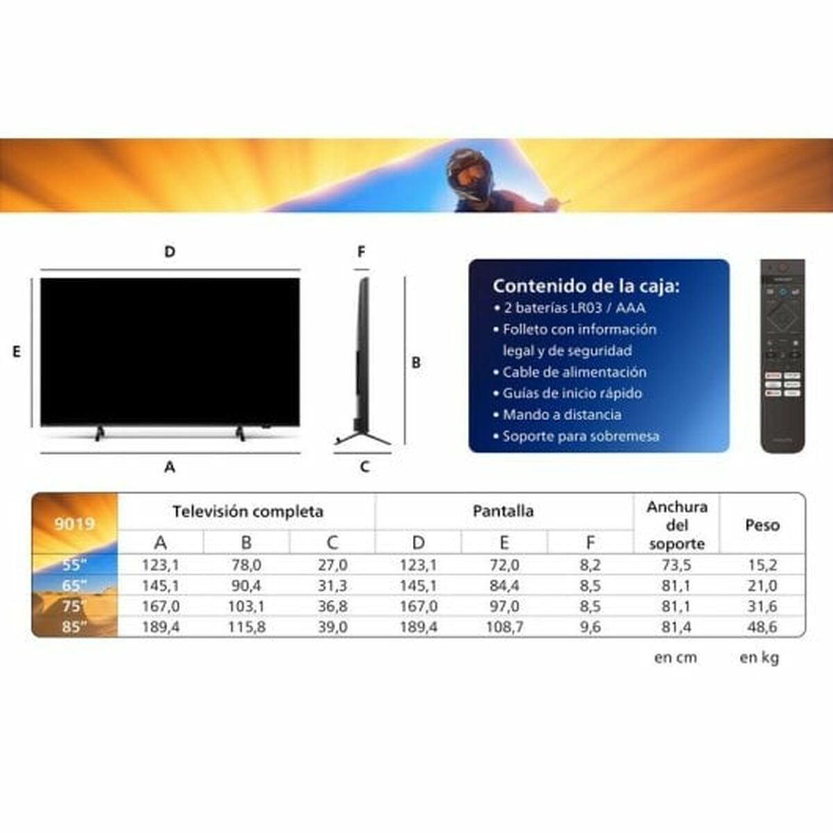 Smart TV Philips 55PML9019 4K Ultra HD 55" - 4