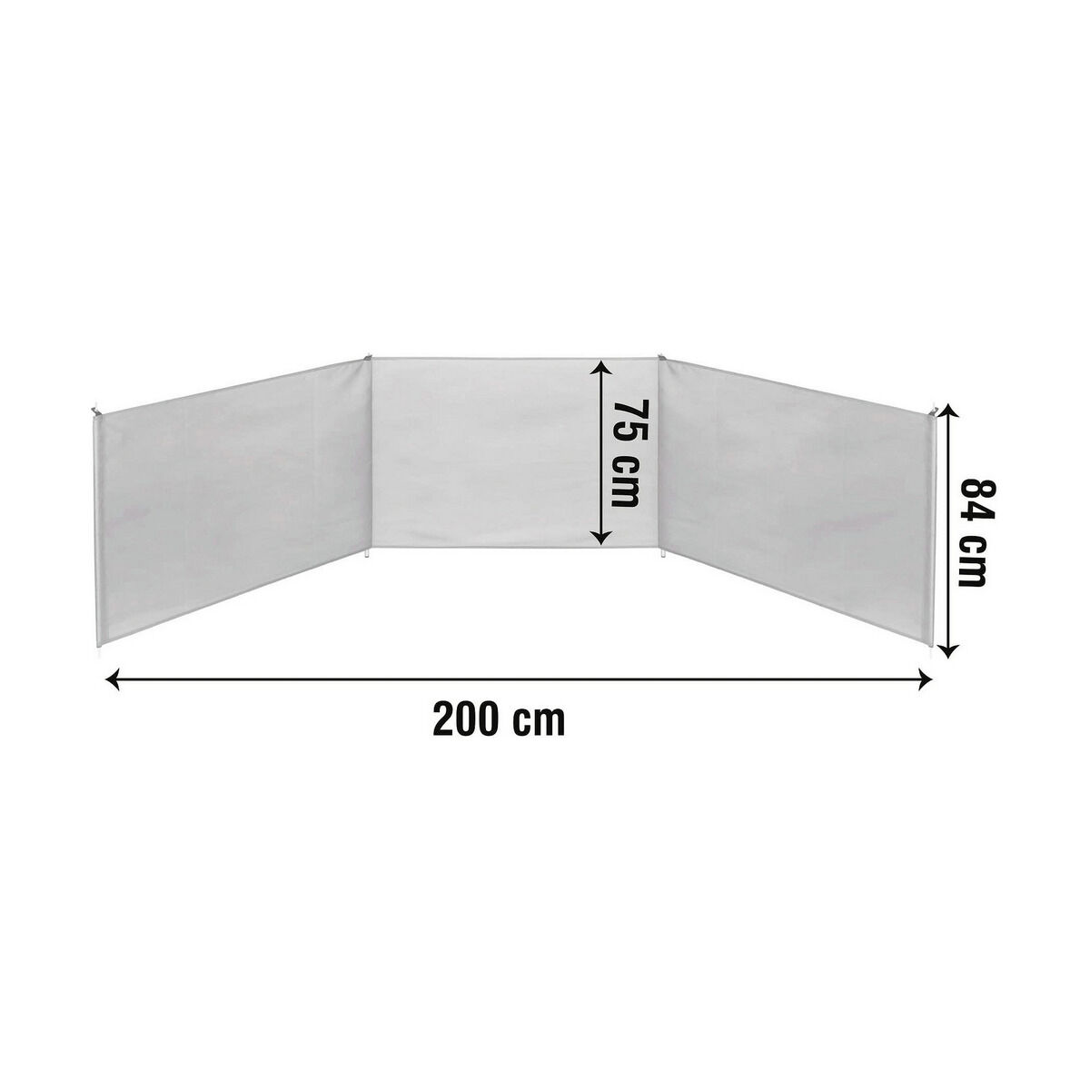 Vindruta Aktive 200 x 75 x 84 cm Blå - 2