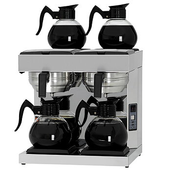 Kaffebryggare med 4 dekantrar 1,8 liter, automatisk