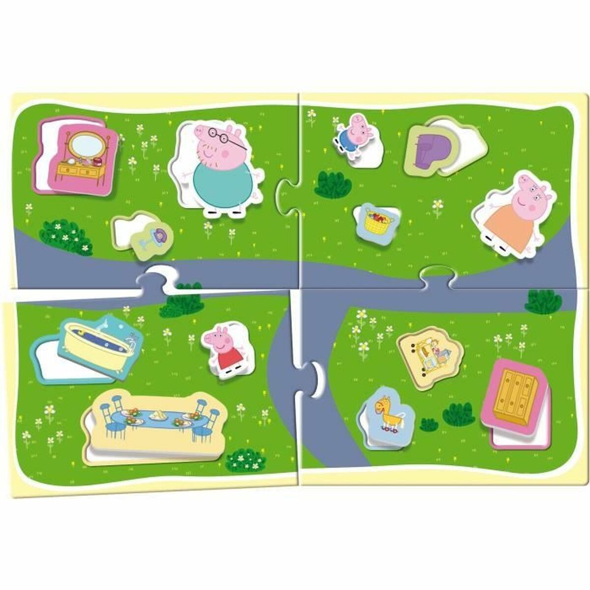 3D-pussel Lisciani Giochi Peppa Pig Learning House 3D - 3