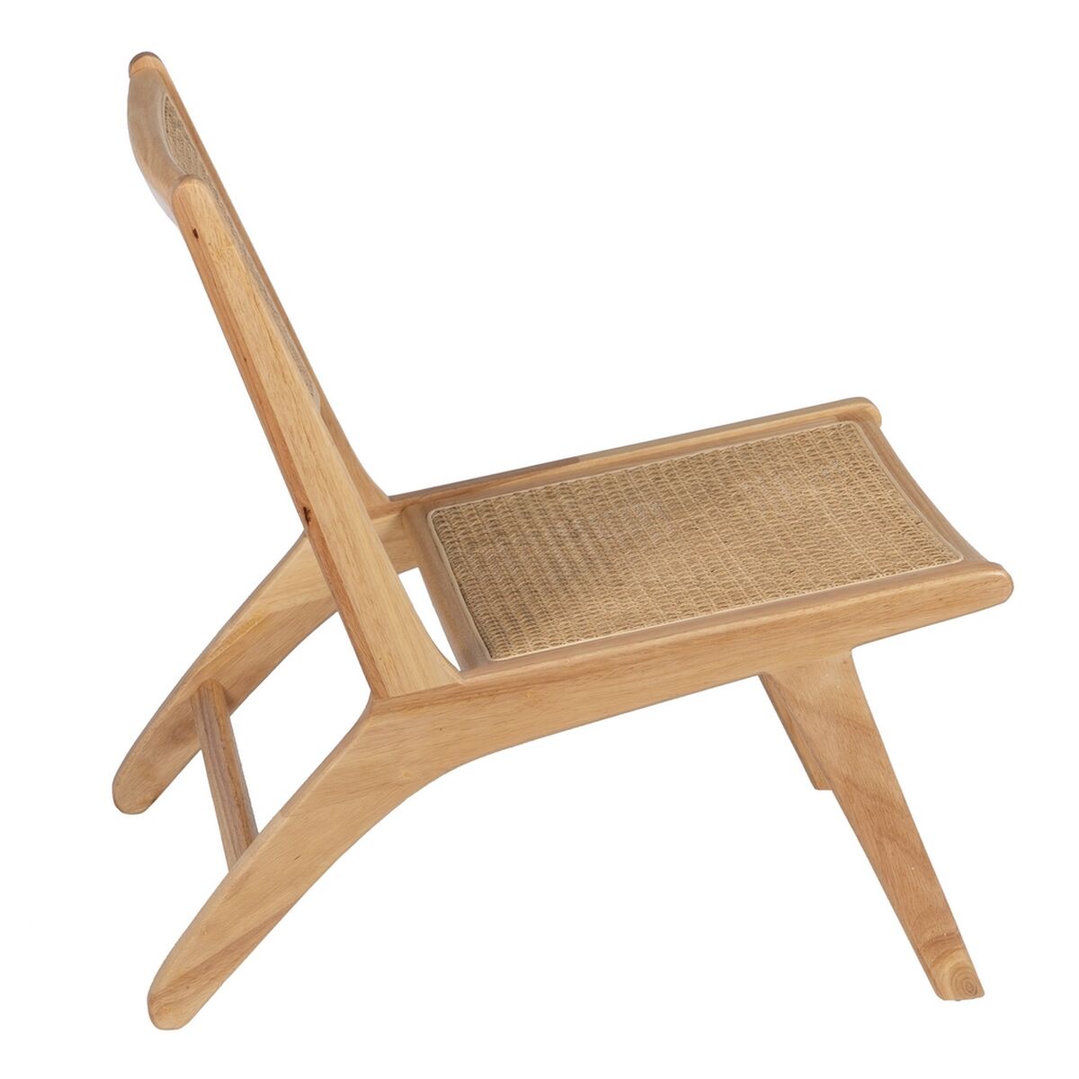 Fåtölj Naturell Trä Rattan 60,5 x 73,5 x 72,5 cm - 10