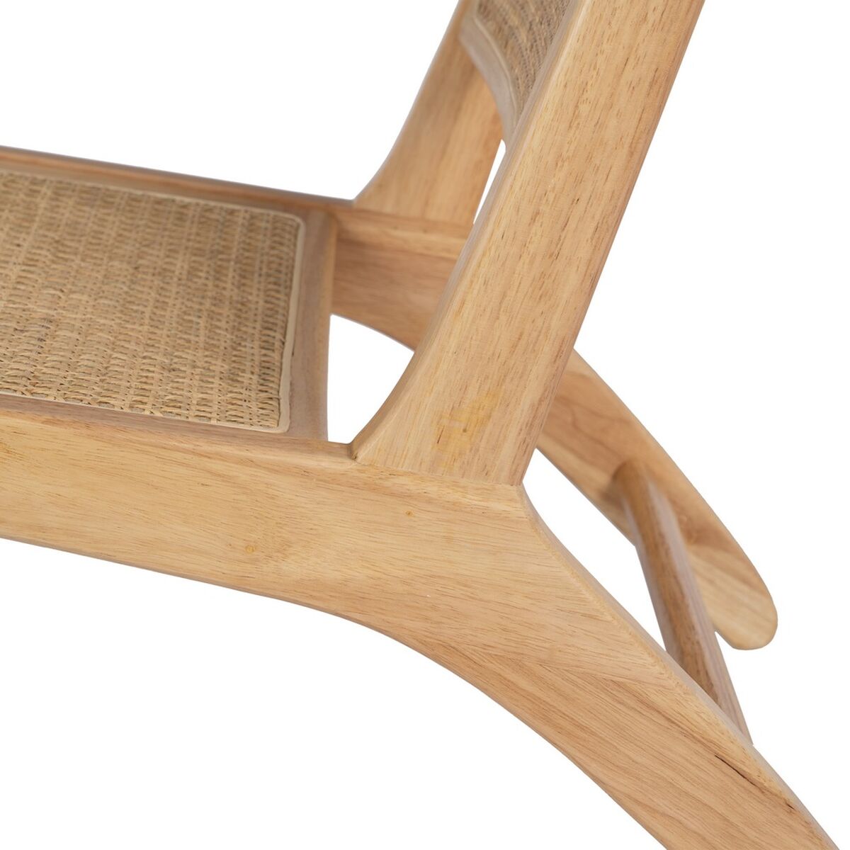 Fåtölj Naturell Trä Rattan 60,5 x 73,5 x 72,5 cm - 5