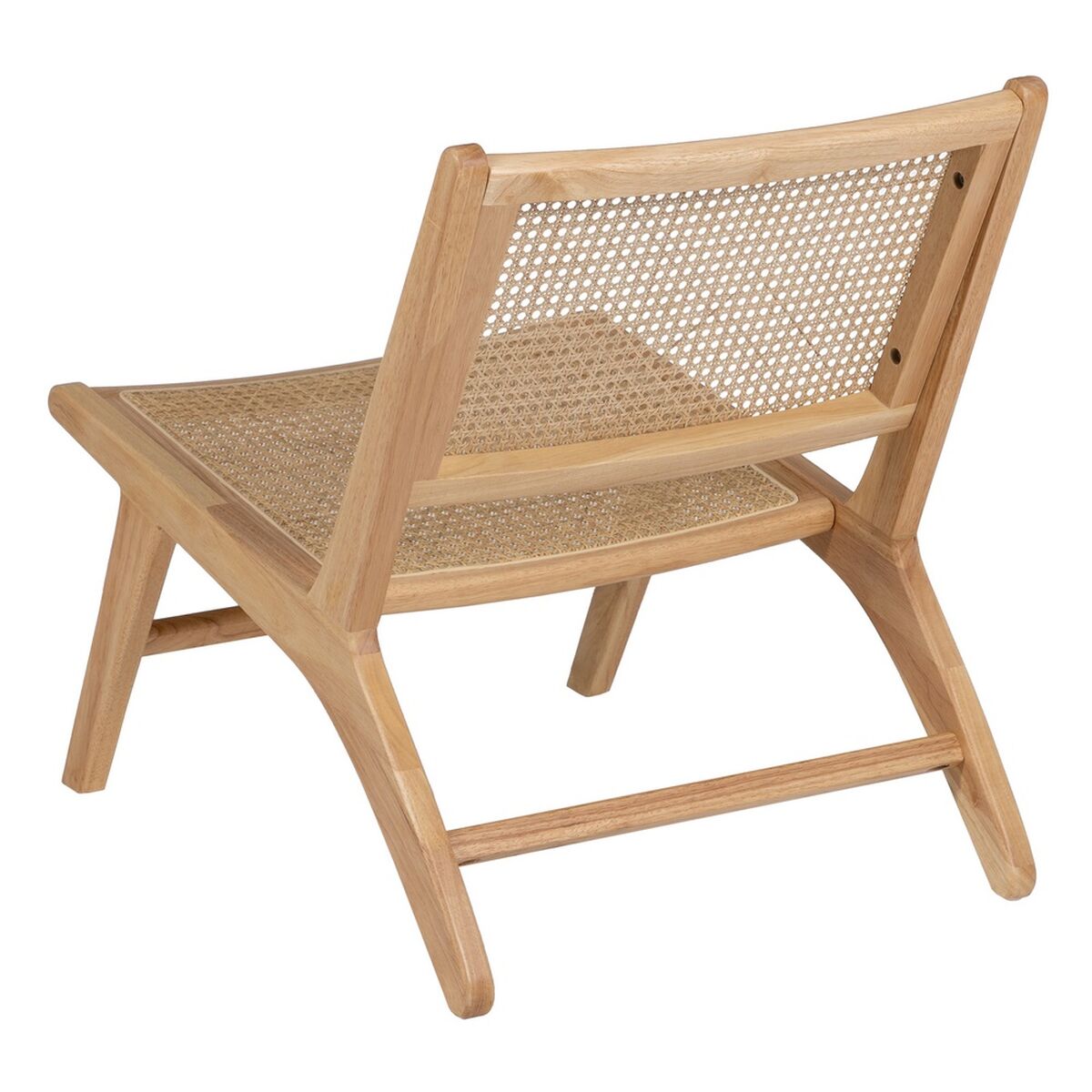 Fåtölj Naturell Trä Rattan 60,5 x 73,5 x 72,5 cm - 11