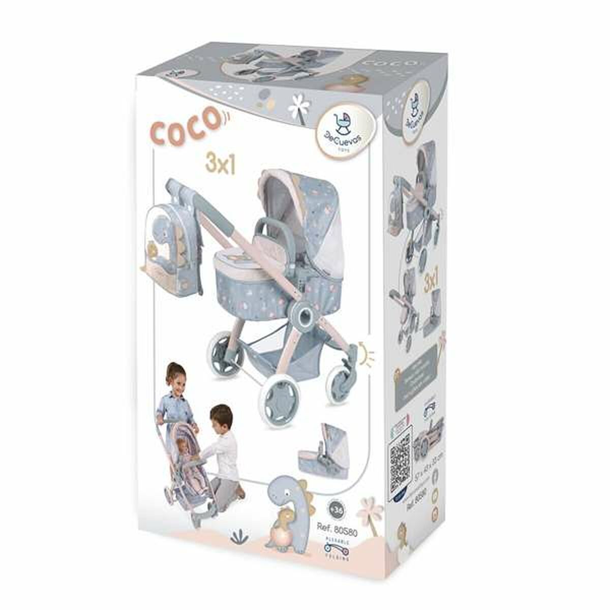 Dockvagn Decuevas Coco 41 x 62 x 70 cm - 14