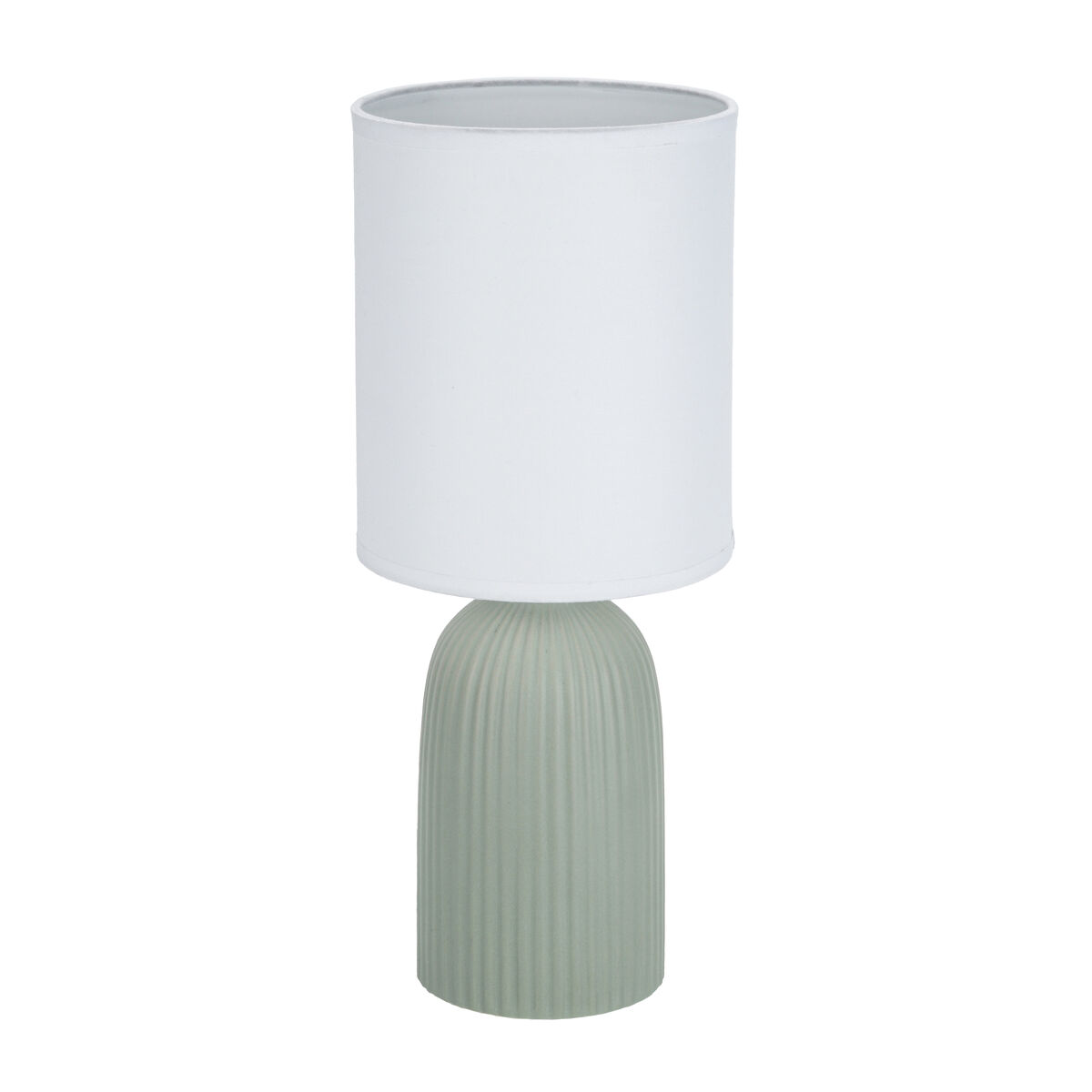Bordslampa Versa Grön Bomull Keramik 40 W 15 x 36 cm