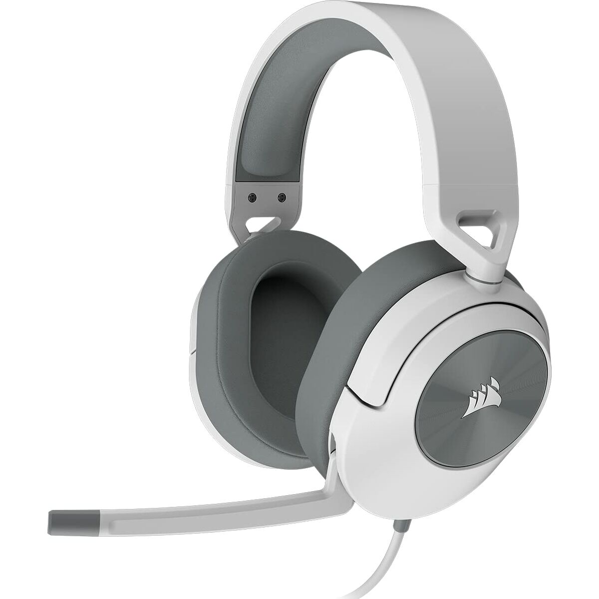 Hörlurar med Mikrofon Corsair HS55 SURROUND Vit