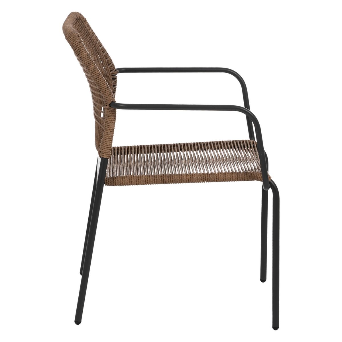 Matsalsstol Beige Antracitgrå 53 x 63 x 78 cm - 4