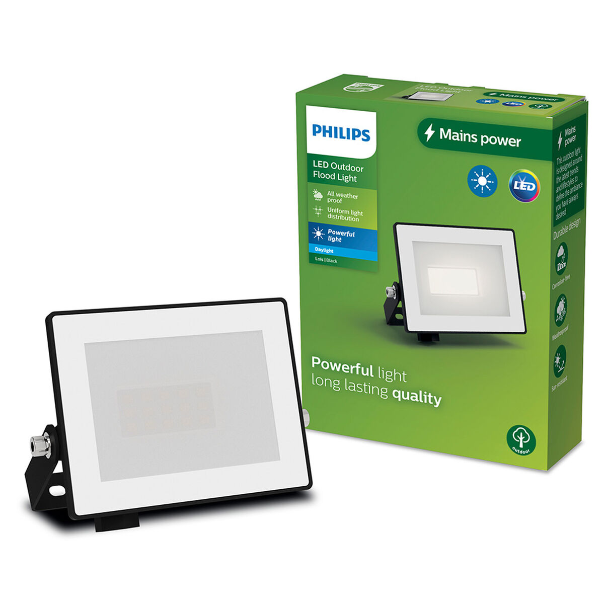 Floodlight/Projektorlampa Philips Svart 10 W 950 Lm F - 2