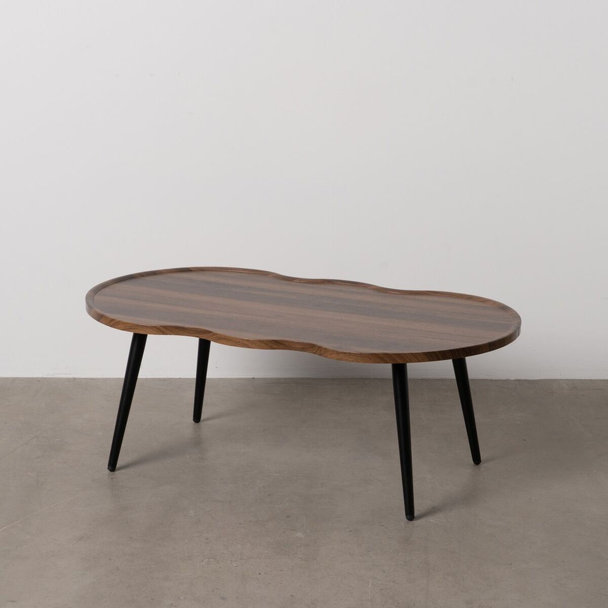 Soffbord Brun Svart Järn Trä MDF 100 x 60 x 38 cm - 2