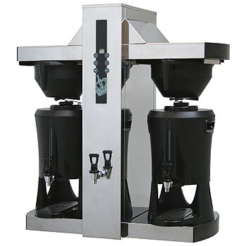 Kaffebryggare med 2 tankar 5 liter och 2 termosar 5 liter