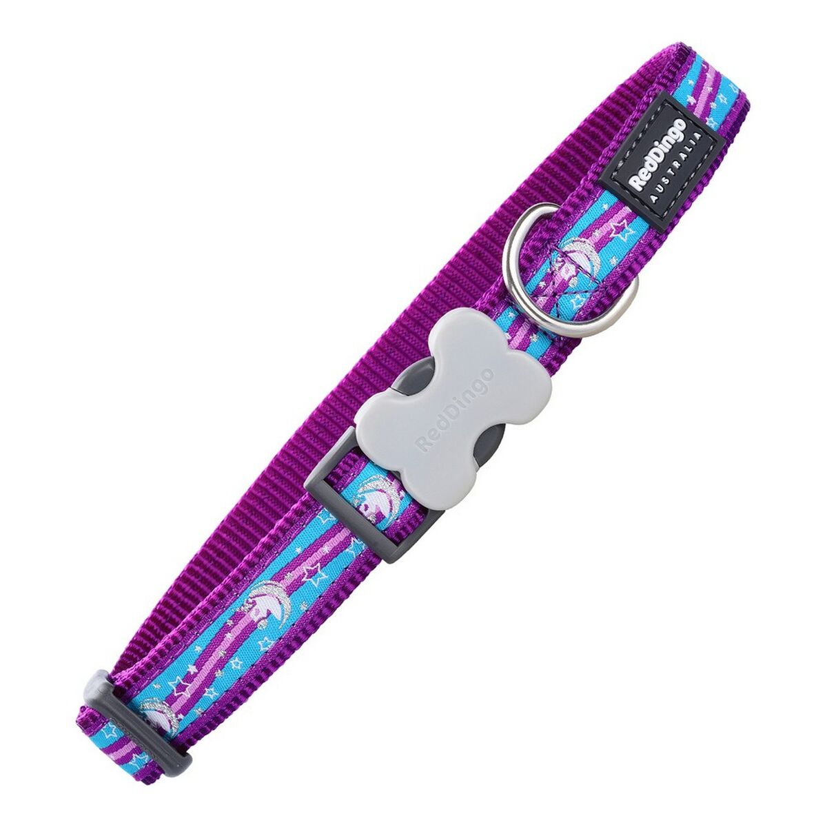 Hundhalsband Red Dingo Enhörning (1,2 x 20-32 cm) - 2