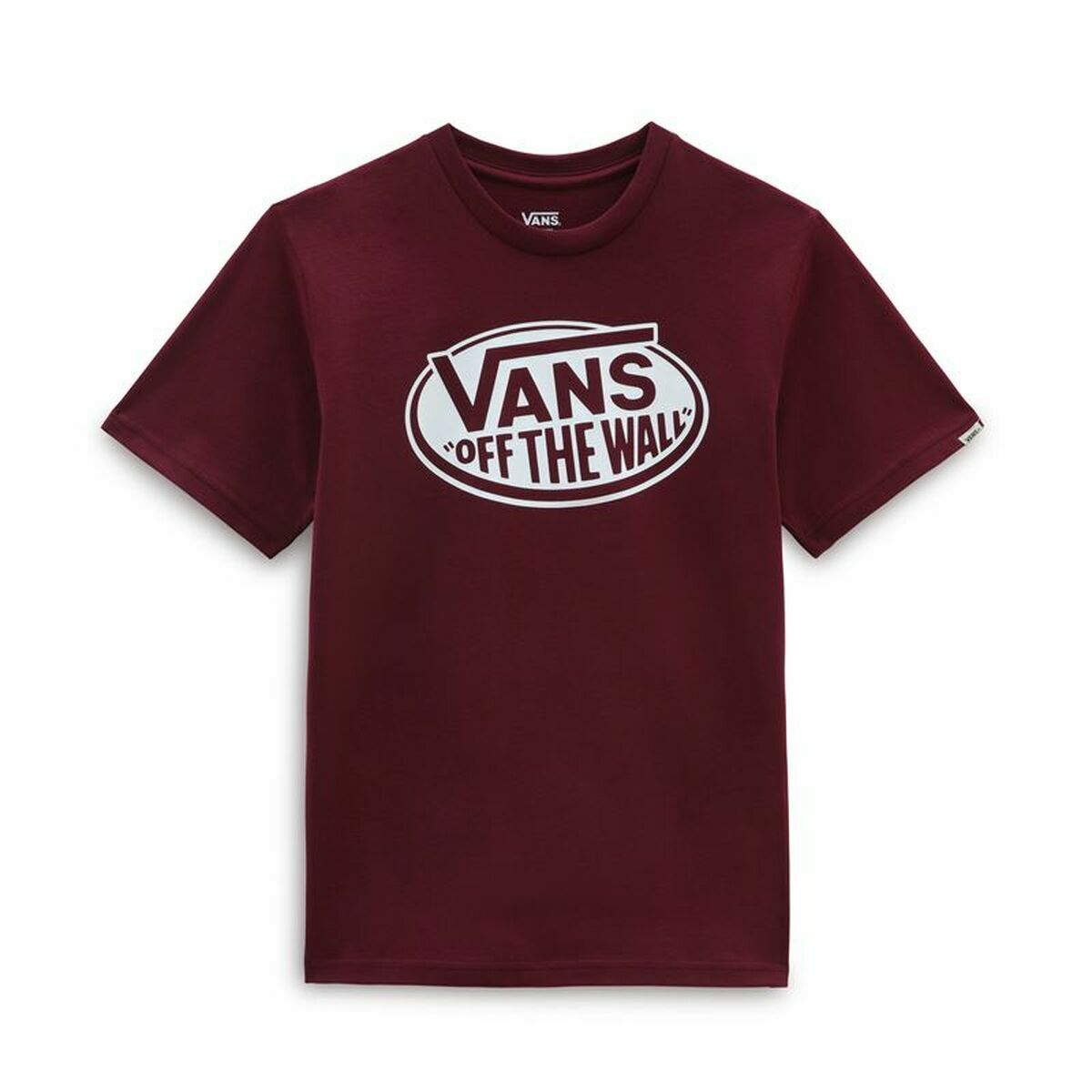 T-shirt med kortärm Barn Vans Classic OTW Mörkröd - 5