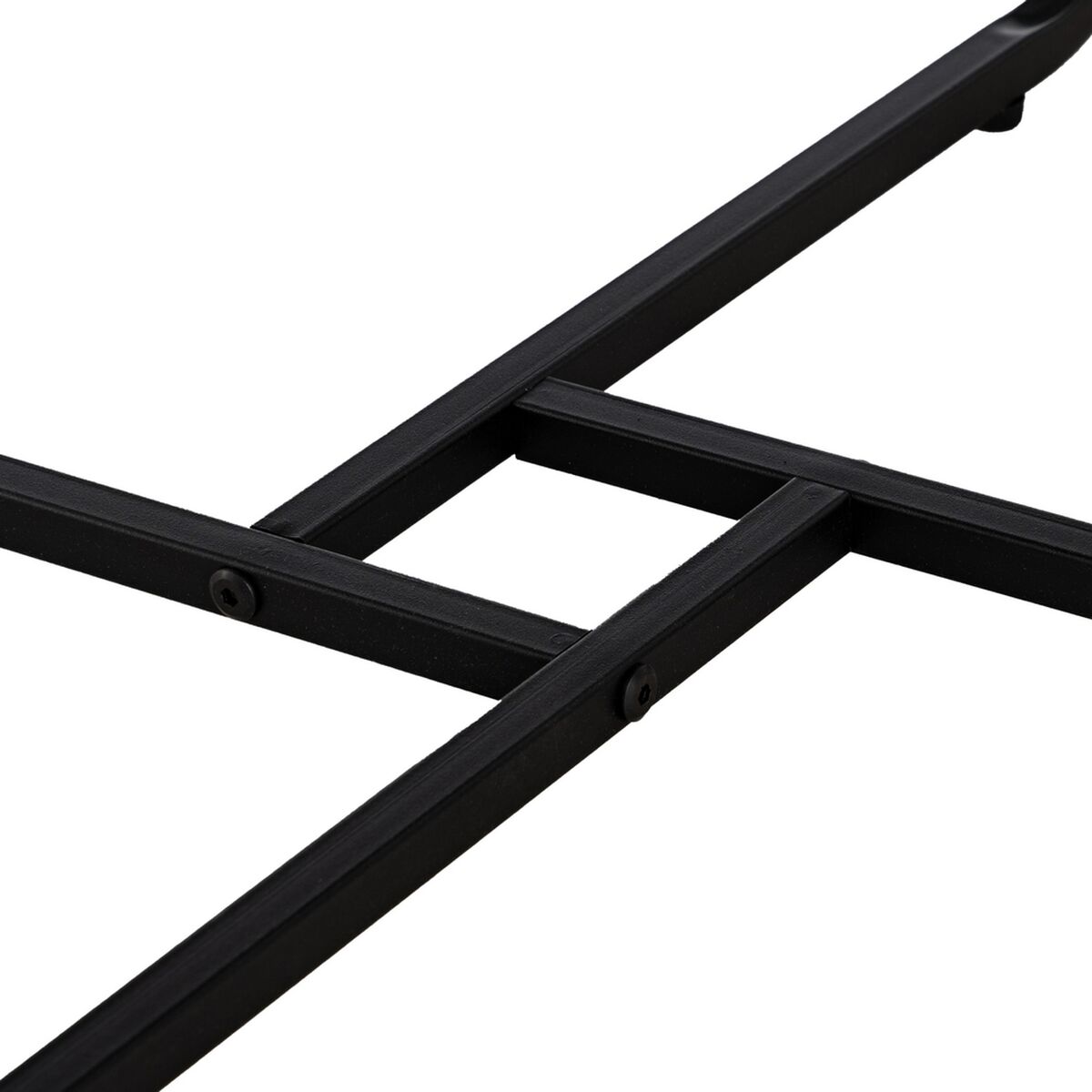 Soffbord Brun Svart Järn Trä MDF 60 x 60 x 45 cm - 6