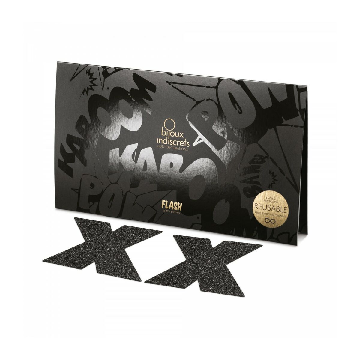 Blinkande kors, svart Bijoux Indiscrets 158 Svart - 3