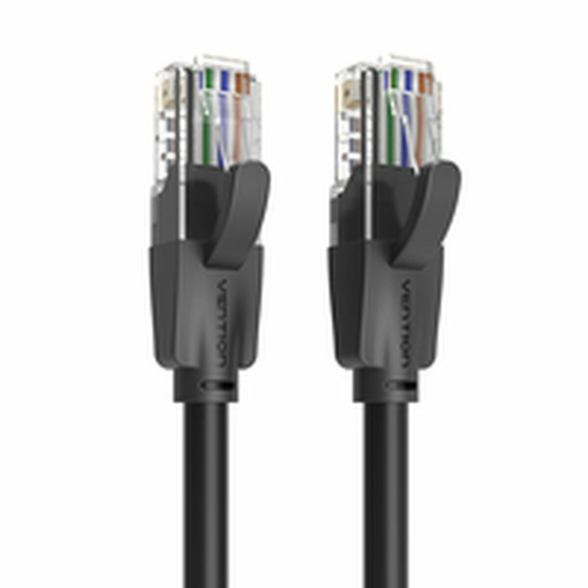 Nätkabel UTP Styv Kategori 6 Vention IBEBL Svart - 2