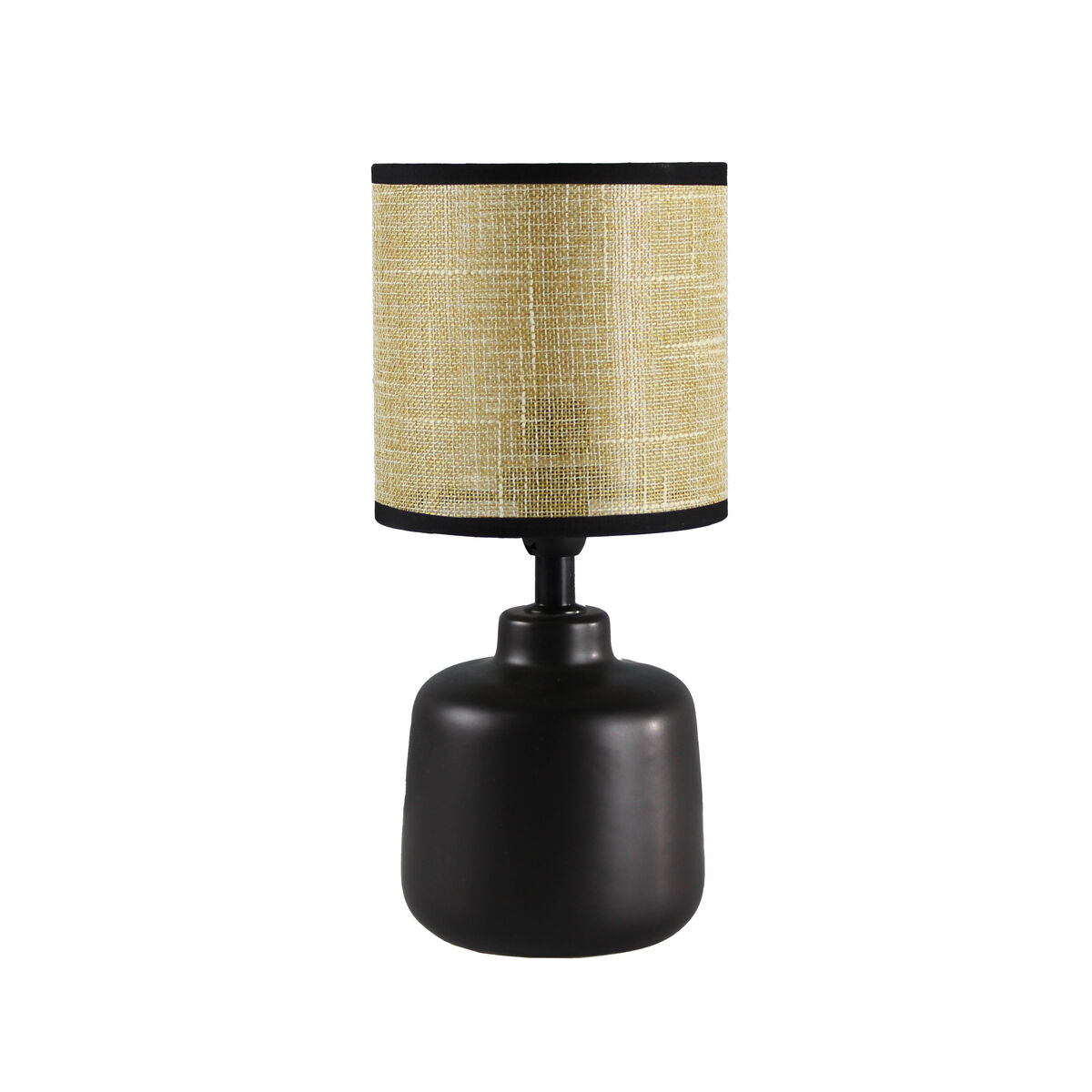 Bordslampa Versa Svart Keramik 18 x 34 x 18 cm