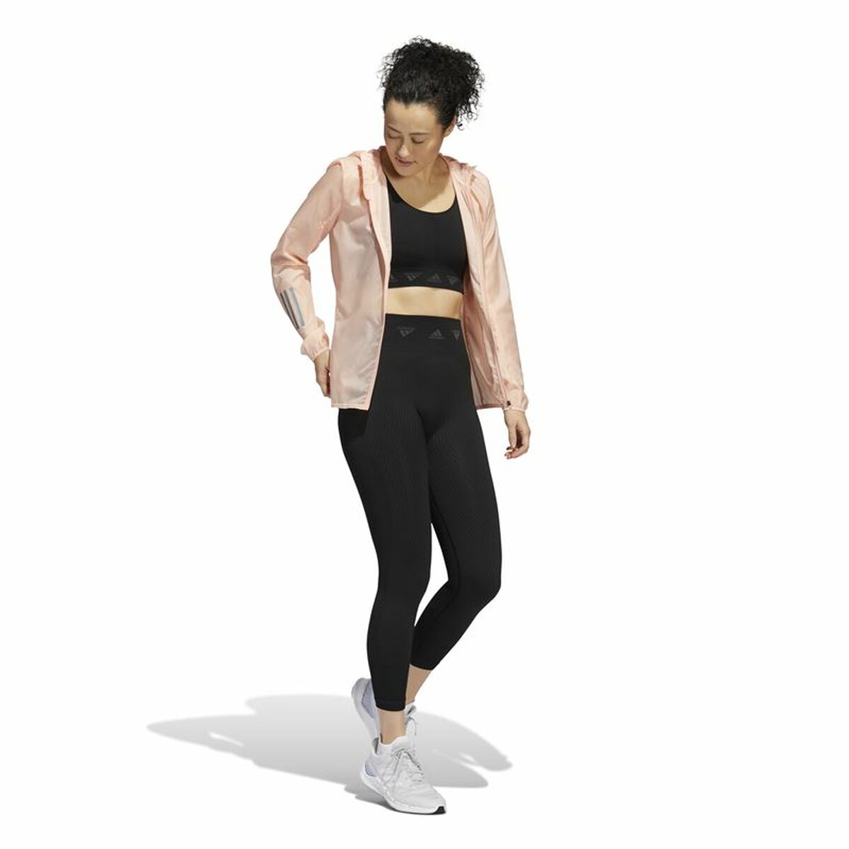 Sport-leggings, Dam Adidas Aeroknit Svart - 4