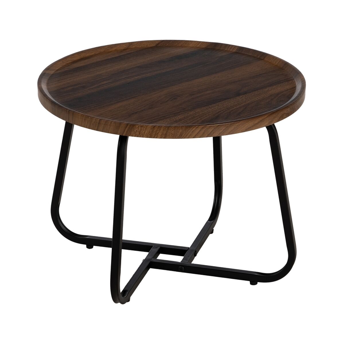 Soffbord Brun Svart 50 x 50 x 38 cm - 3