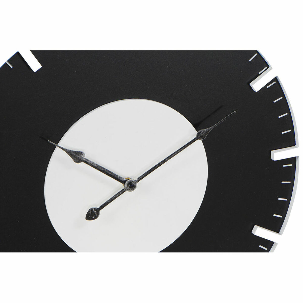 Väggklocka DKD Home Decor 50 x 3,5 x 50 cm Svart Vit Vintage Trä MDF (2 antal) - 5