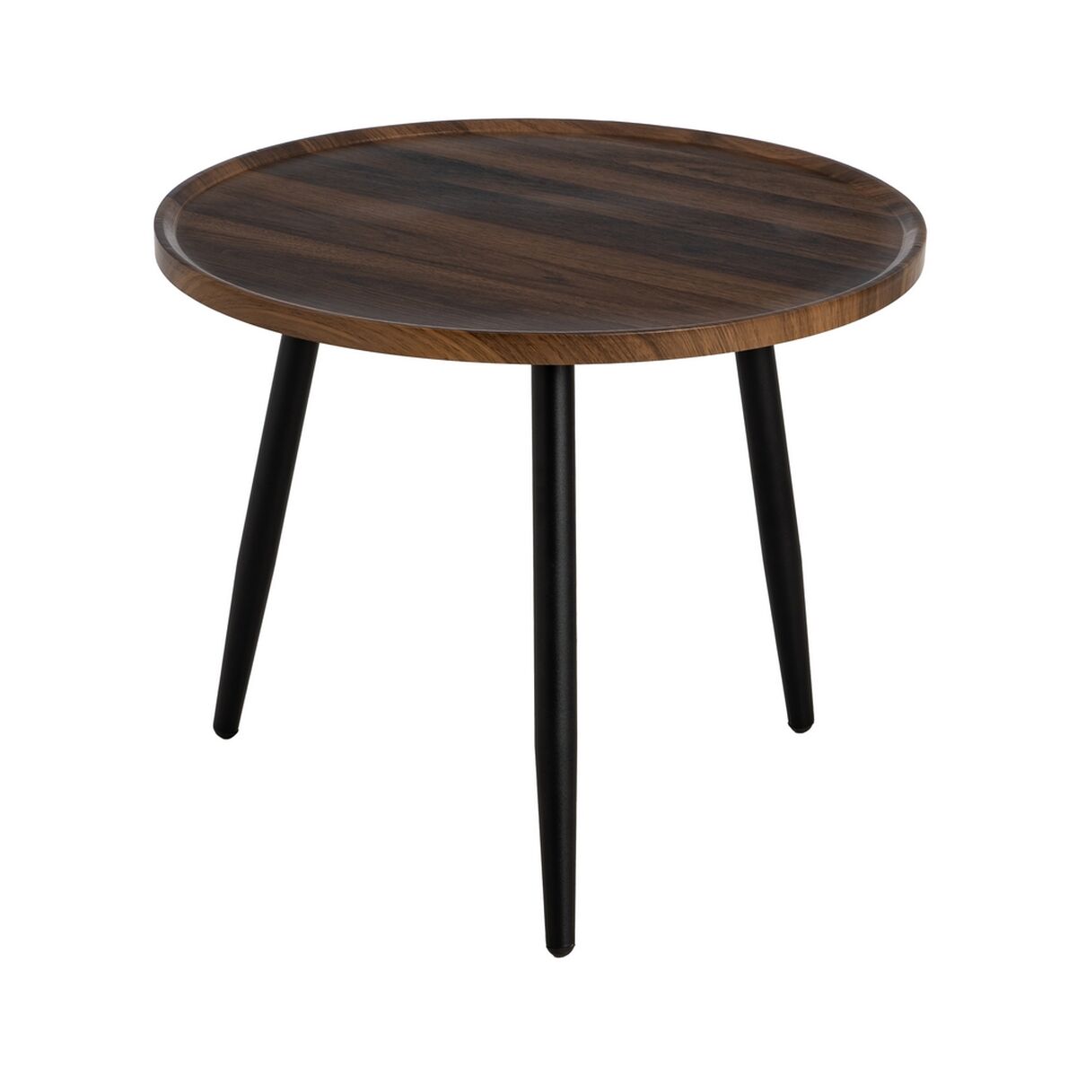 Sidobord Brun Svart 60 x 60 x 49,5 cm - 3