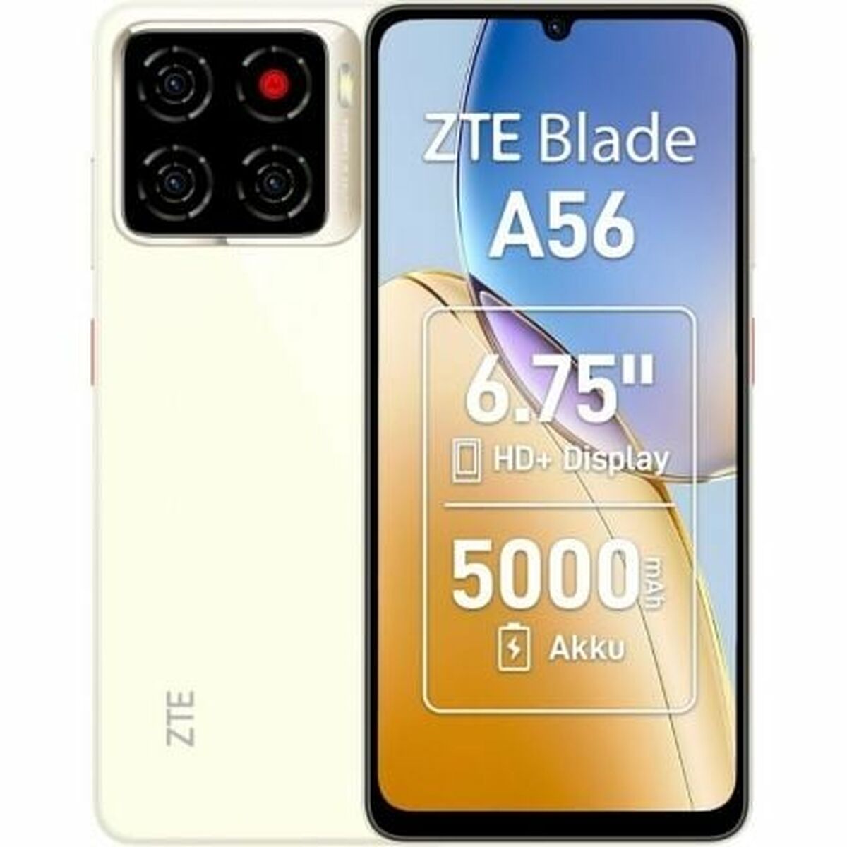 Smartphone ZTE P606F21-GD Unisoc 4 GB RAM 64 GB Gyllene