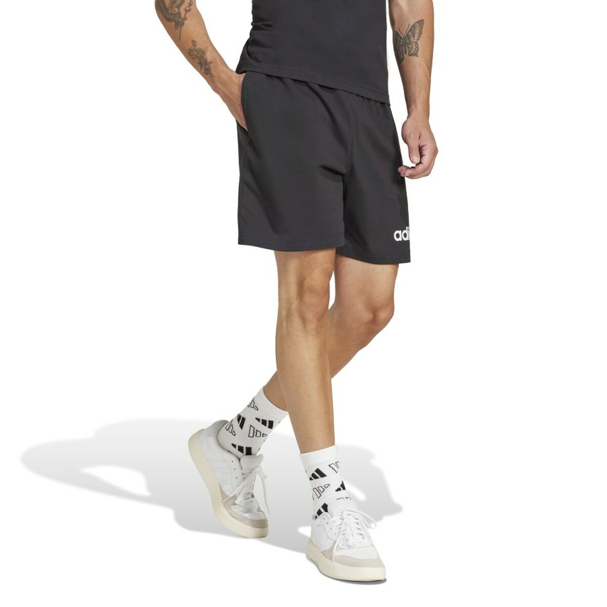Träningsshorts Adidas M LIN SJ SHO JE9012 Svart - 2