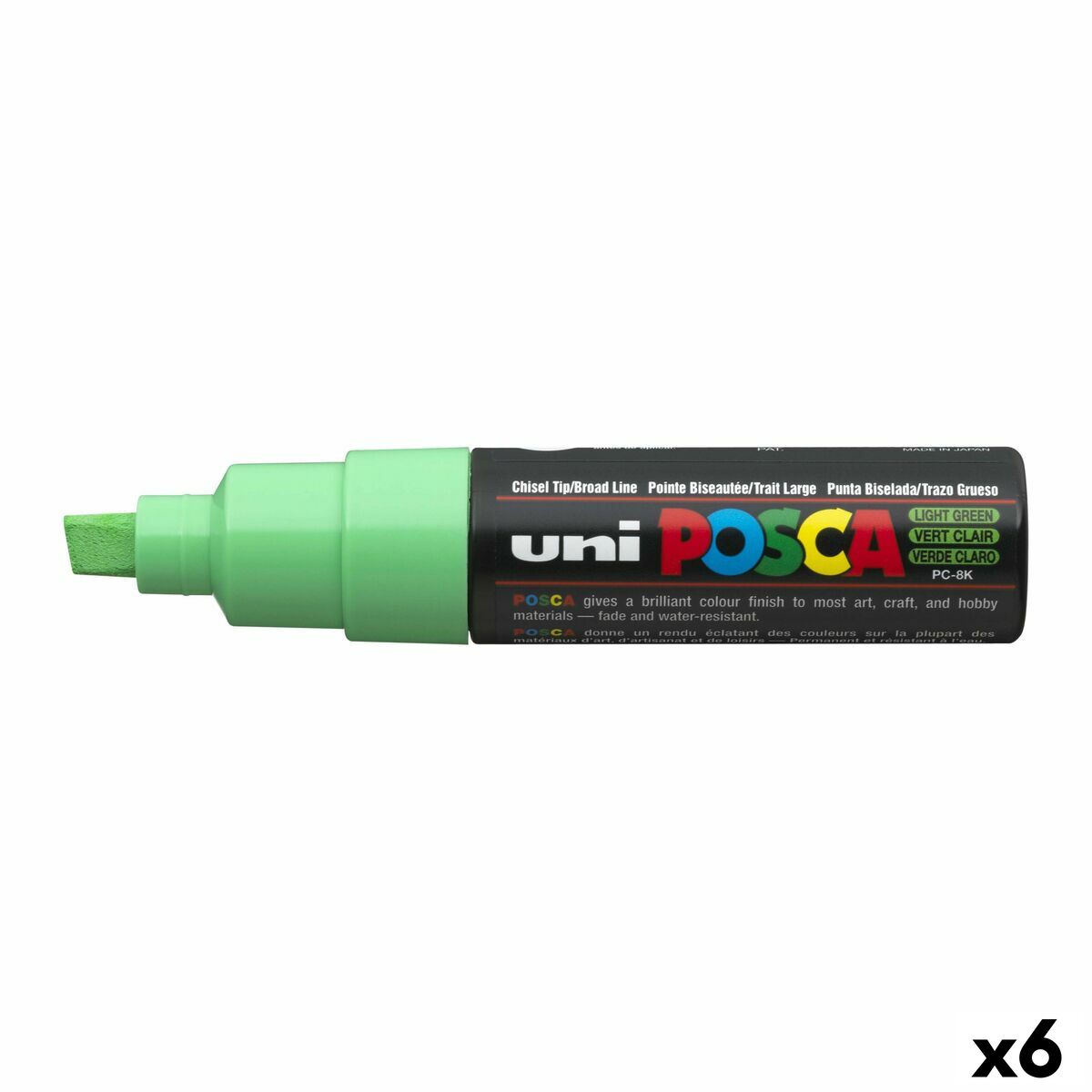 Spritpenna POSCA PC-8K Ljusgrön (6 antal)