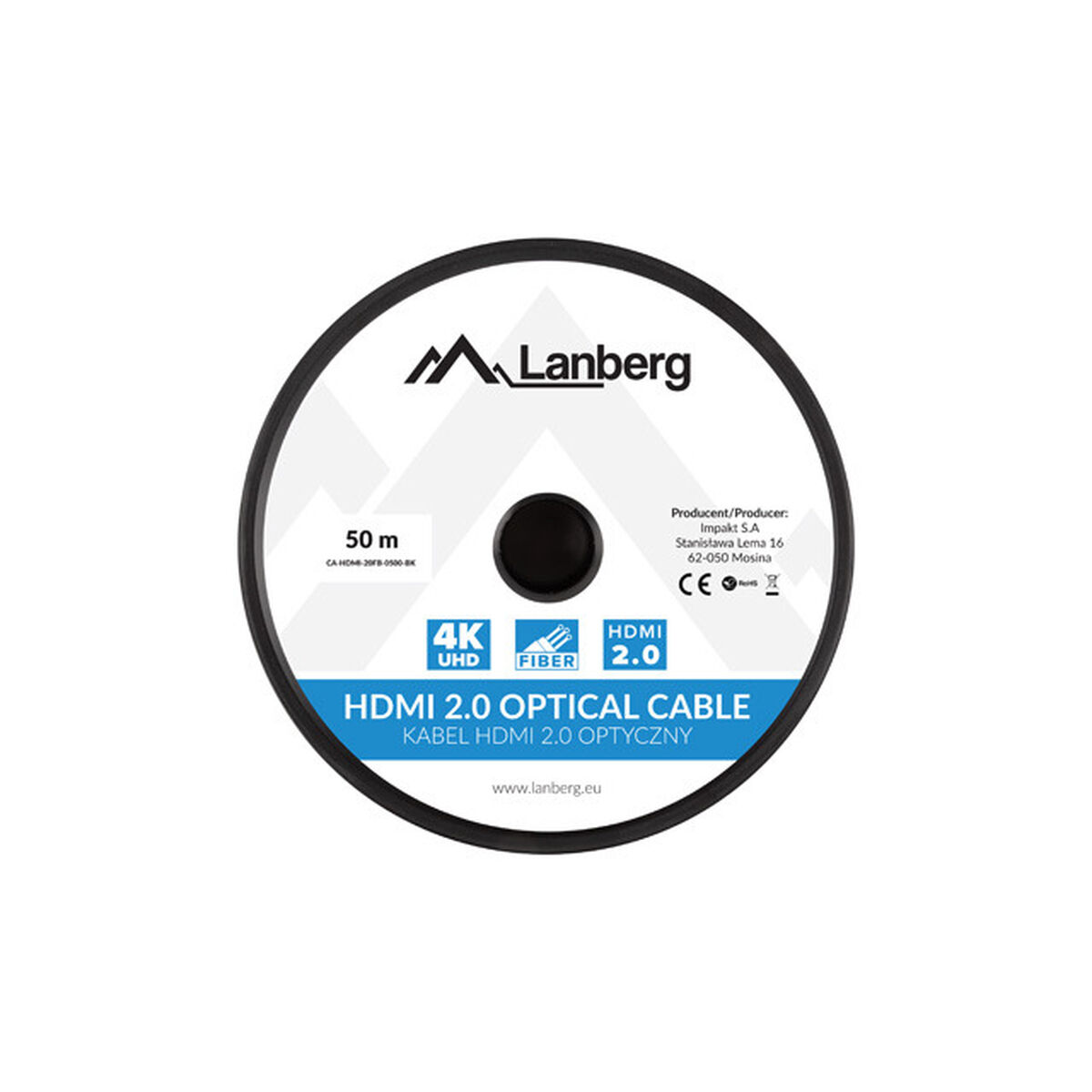 Kabel HDMI Lanberg CA-HDMI-20FB-0500-BK 50 m - 10