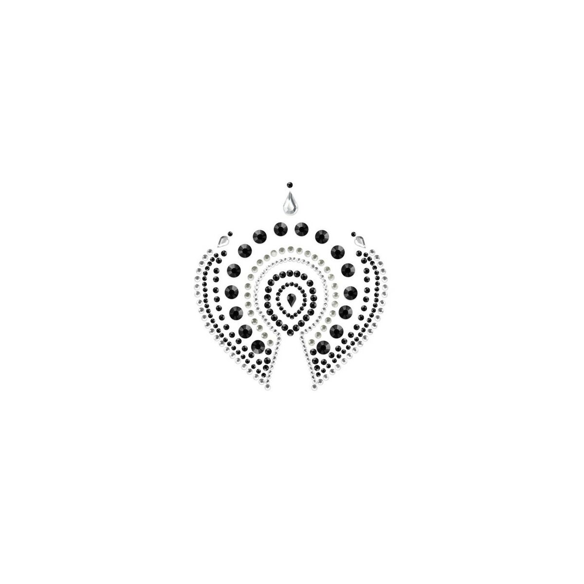 Flamboyant Svart & Silver Bijoux Indiscrets FLAMBOYANT Svart - 3