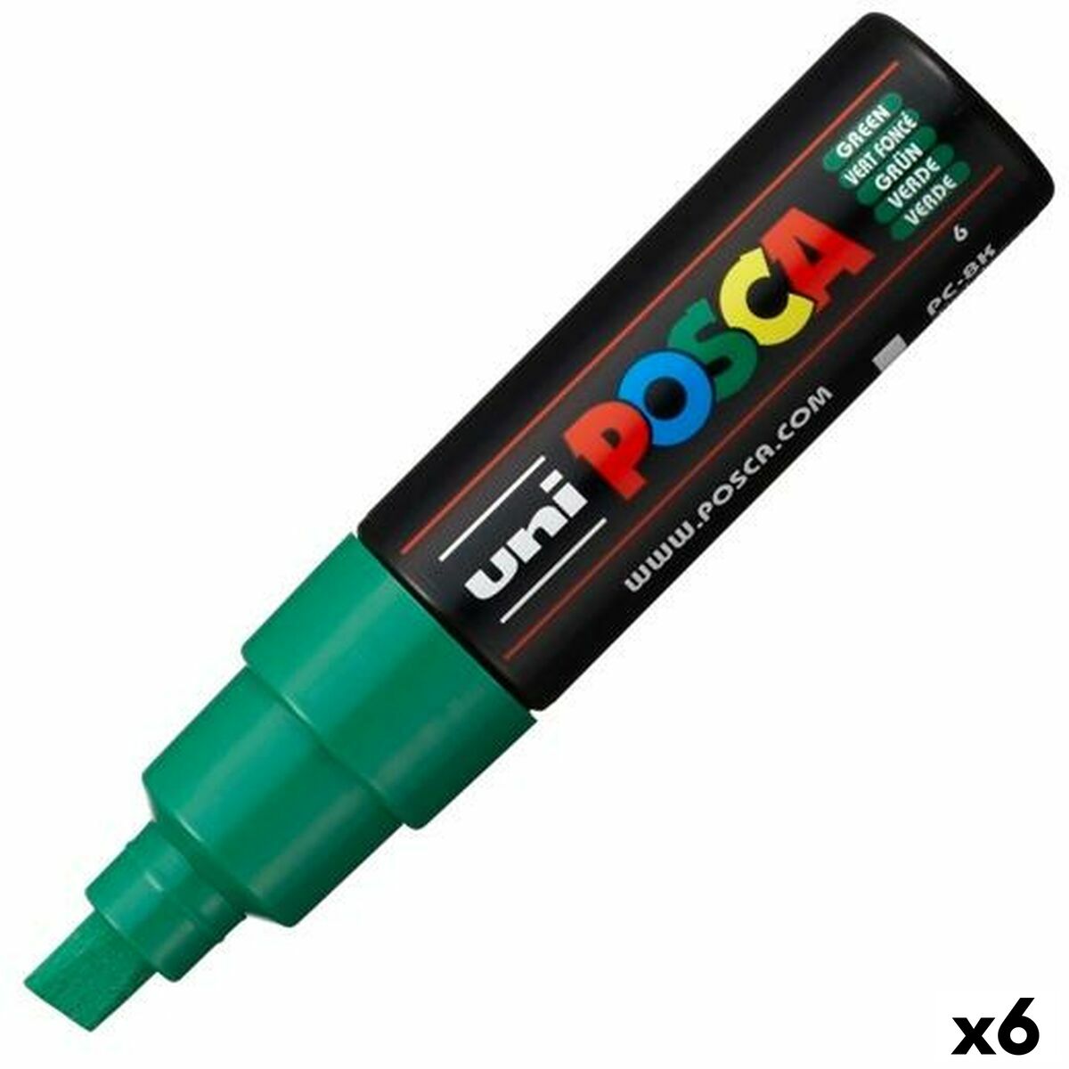 Spritpenna POSCA PC-8K Grön (6 antal)