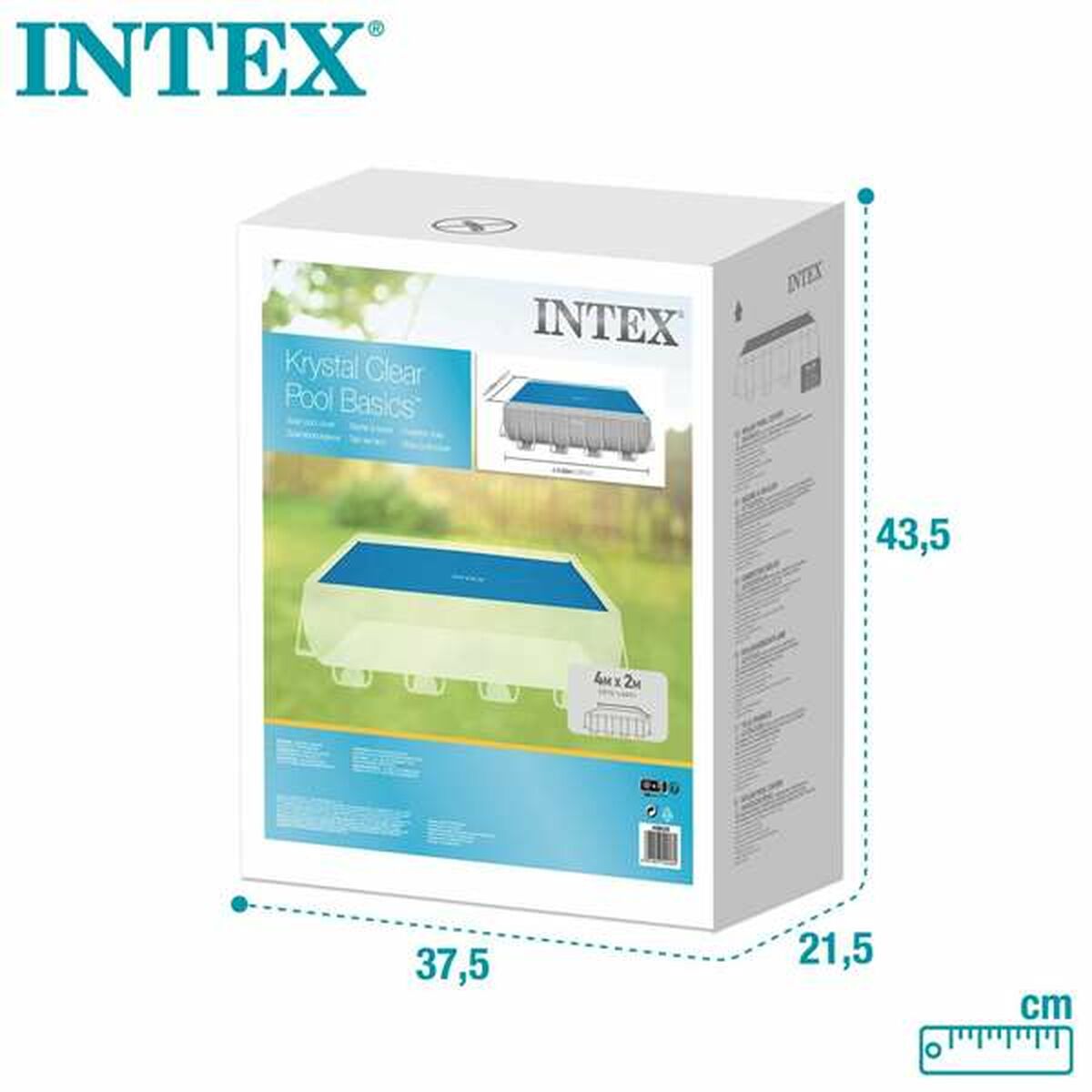 Pool Cover Intex Frame Sol Rektangulär 378 x 186 cm - 6